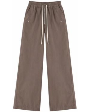 Rick Owens Broeken ,Bruin ,Katoen Geth Belas Wijde Cargo Broek