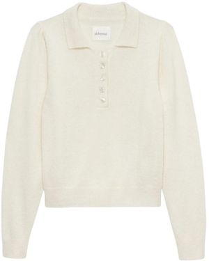 Alchemist Lola Polo Collar Knit - Weiß
