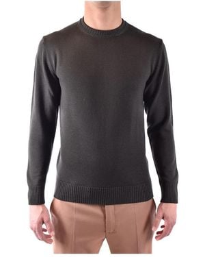Hōsio Round-Neck Knitwear - Black