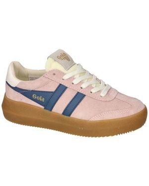 Gola Schoenen ,Roze ,Leer Athena Clb 573 - Blauw