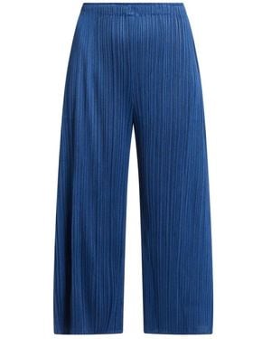 Issey Miyake Cropped Trousers - Azul