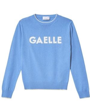 Gaelle Paris Round-Neck Knitwear - Blue