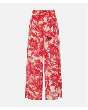 Maliparmi Wide Trousers - Rojo