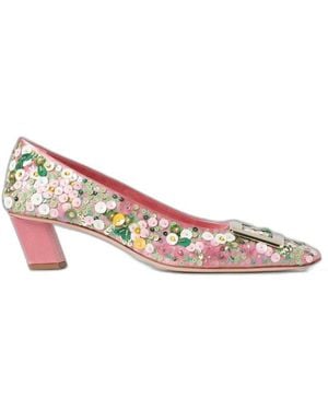 Roger Vivier Schoenen ,Veelkleurig ,Satijn Décolleté Belle Vivier - Roze