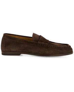 Common Projects Schoenen ,Bruin ,Suède Suede Penny Loafer