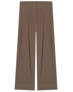 MASSCOB Wide Trousers - Marrone