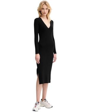 Lacoste Midi Dresses - Nero