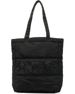 A.P.C. Tote Bags - Negro