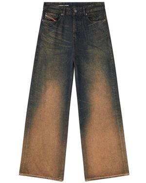 DIESEL Wide Jeans - Gris