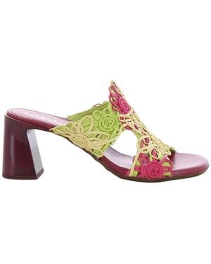 Hispanitas Heeled Mules - Rosa