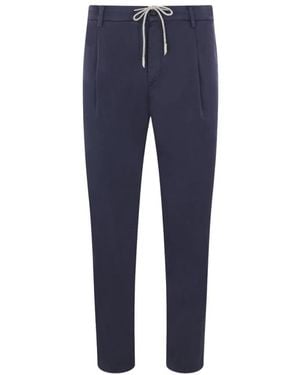 Eleventy Slim-Fit Trousers - Blue