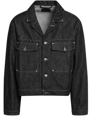 Lemaire Trucker Jacket Met Studs - Zwart
