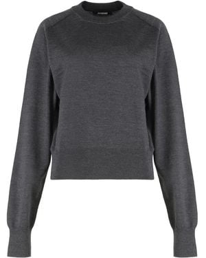 Jacquemus Round-Neck Knitwear - Grigio