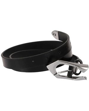IRO Cuff Dunne Leren Riem - Zwart