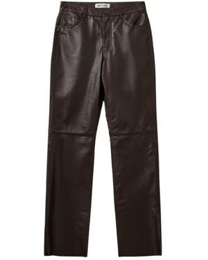 Sofie Schnoor Leather Trousers - Grey