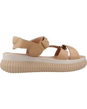 Mjus Plateau Sandalen - Braun