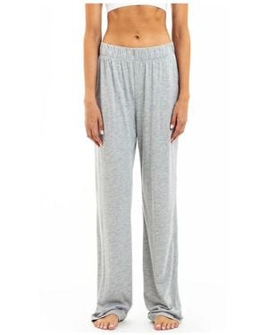 ÉTERNE Wide Trousers - Azul