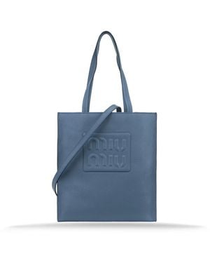 Miu Miu Tote Bags - Blauw
