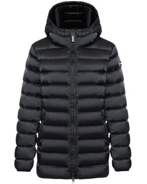 Colmar Fitness ,Zwart ,Gewatteerd Jack Met Capuchon