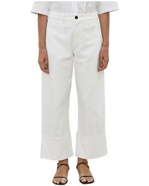 MEIMEIJ Wide Jeans - Blanc