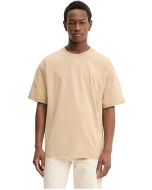 DIESEL Tops ,Katoen T-Lucien-Ihbi T-Shirt - Naturel