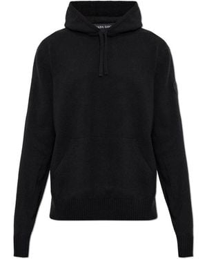 Canada Goose Hoodies & Sweatvesten ,Zwart ,Wol Zinnia Hooded Sweater