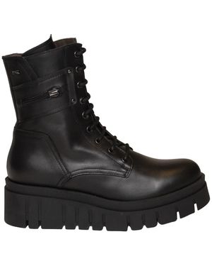 Nero Giardini Lace-Up Boots - Nero