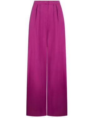 Alberta Ferretti Wide Pants - Purple