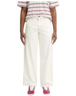 Dickies Wide Trousers - Blanco