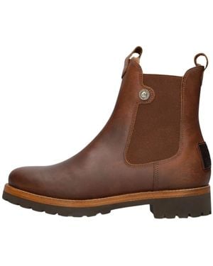 Panama Jack Francesca Igloo Chelsea Stiefel - Braun