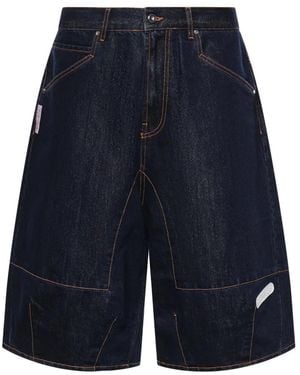 PDF Denim Shorts - Blue