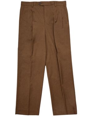 SELECTED Straight Trousers - Bruin