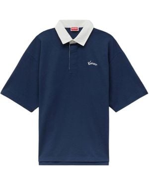 KENZO Polo Shirts - Blue