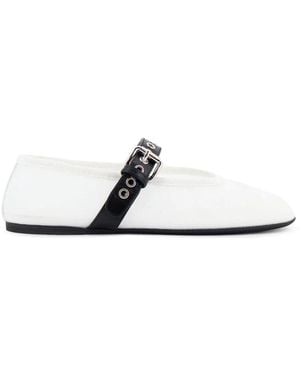 Miu Miu Ballerina Shoes - White