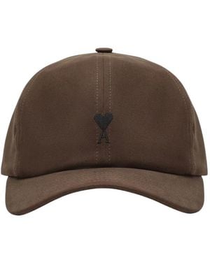 Ami Paris Caps - Marron