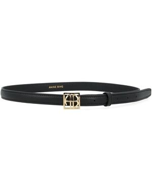 Anine Bing Belts - Negro