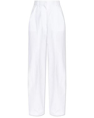 Sportmax Wide Trousers - White