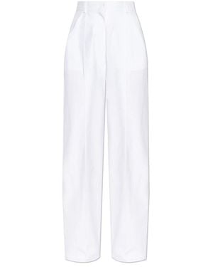 Sportmax Wide Trousers - White