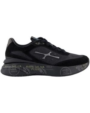 Premiata Lässiger Sneaker Für Damen - Schwarz
