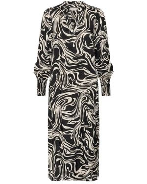 Kaffe Kadrylia Kleid - Schwarz