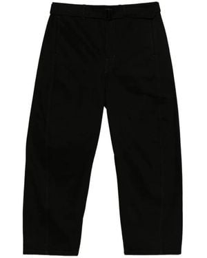 Lemaire Wide Trousers - Zwart