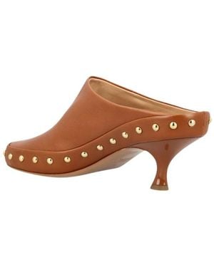 Chloé Schoenen ,Bruin ,Leer Junie Heeled Mule