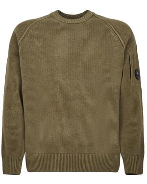 C.P. Company Round-Neck Knitwear - Green