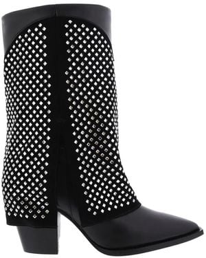 Toral Cowboy Boots - Nero