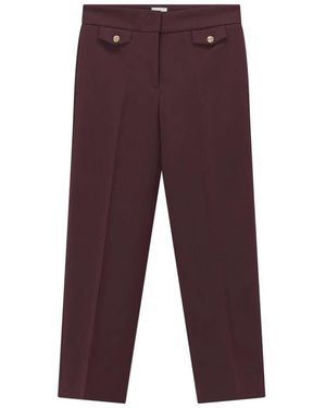 Seductive Rechte Broek - Paars