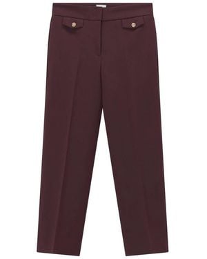 Seductive Straight Hosen - Lila