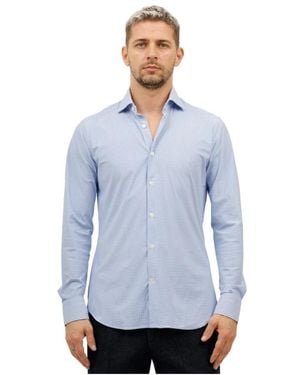 Caliban Casual Shirts - Blauw