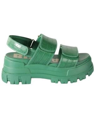 Buffalo Flat Sandals - Verde