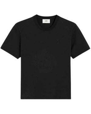 Ami Paris T-Shirts - Zwart