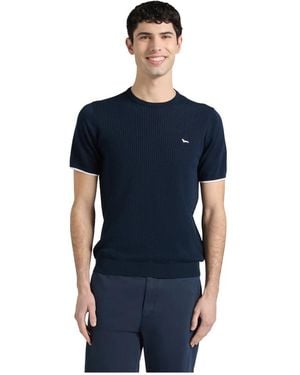 Harmont & Blaine Round-Neck Knitwear - Blue